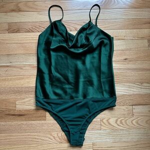 Urban Outfitters Emerald Green Bodysuit